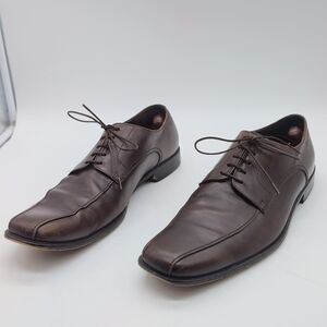 Classic Hugo Boss Sz 11 Brown Leather Men's Dress Shoes